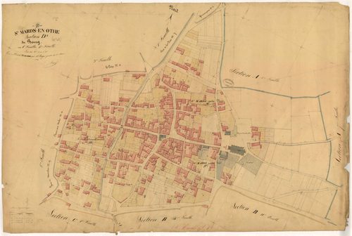 Saint-Mards-en-Othe, section D dite du Bourg, feuille n° 4