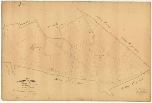 Saint-Mards-en-Othe, section D dite du Bourg, feuille n° 6