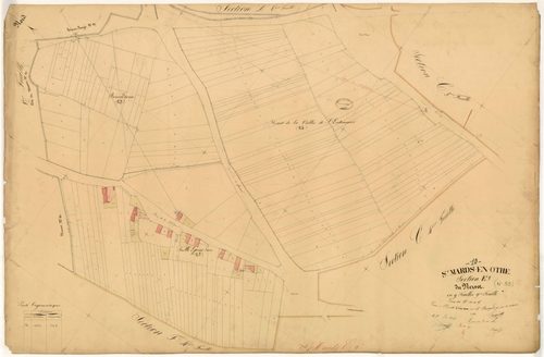 Saint-Mards-en-Othe, section E dite du Mervol, feuille n° 9
