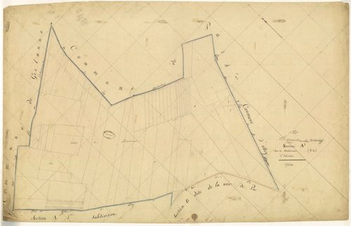 Saint-Martin-de-Bossenay, section A dite de Malmineau, feuille n° 1
