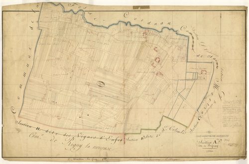 Saint-Martin-de-Bossenay, section A dite de Bossenay, feuille n° 2 bis