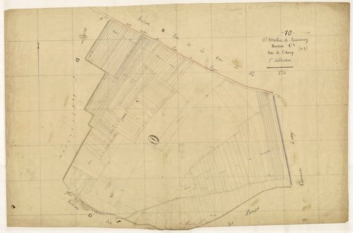 Saint-Martin-de-Bossenay, section C dite de l'Etang, feuille n° 2