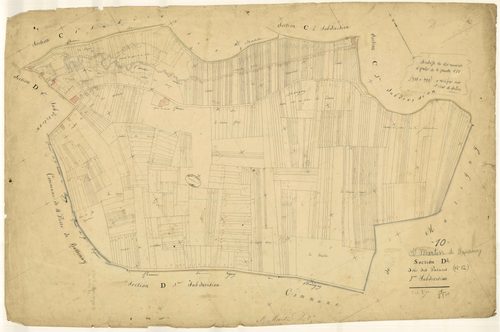 Saint-Martin-de-Bossenay, section D dite des Pâtures, feuille n° 2
