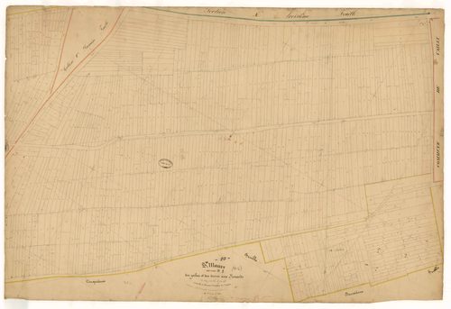 Sainte-Maure, section B dite des Gallas et des terres aux renards, feuille n° 1, parcelles n° 1-831