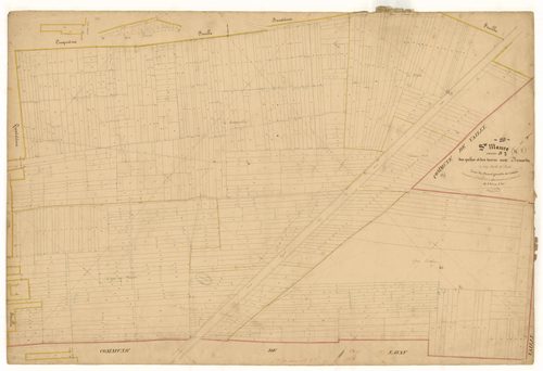 Sainte-Maure, section B dite des Gallas et des terres aux renards, feuille n° 3, parcelles n° 1376-2126