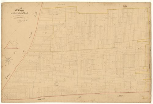 Sainte-Maure, section B dite des Gallas et des terres aux renards, feuille n° 4, parcelles n° 2126-2326