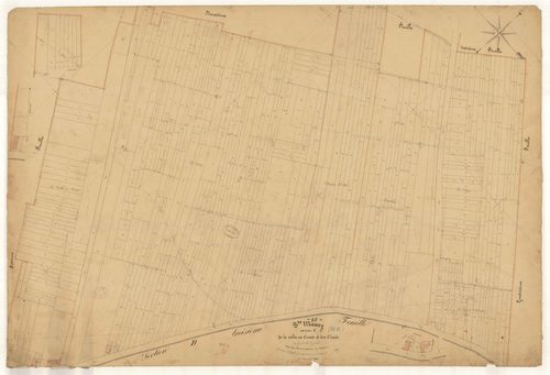 Sainte-Maure, section C dite de la Vallée au comte et des clouïs, feuille n° 5, parcelles n° 2477-2996
