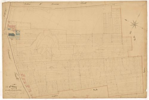 Sainte-Maure, section C dite de la Vallée au comte et des clouïs, feuille n° 6, parcelles n° 2997-3426