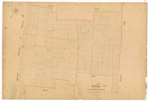 Sainte-Maure, section C dite de la Vallée au comte et des clouïs, feuille n° 7, parcelles n° 3427-3836