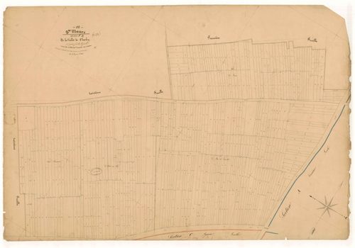 Sainte-Maure, section F dite de la Vallée de Charley, feuille n° 2, parcelles n° 679-1162
