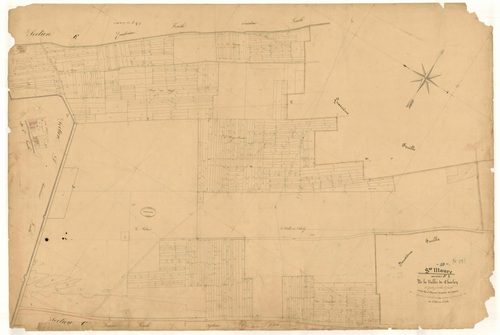 Sainte-Maure, section F dite de la Vallée de Charley, feuille n° 3, parcelles n° 1163-1781
