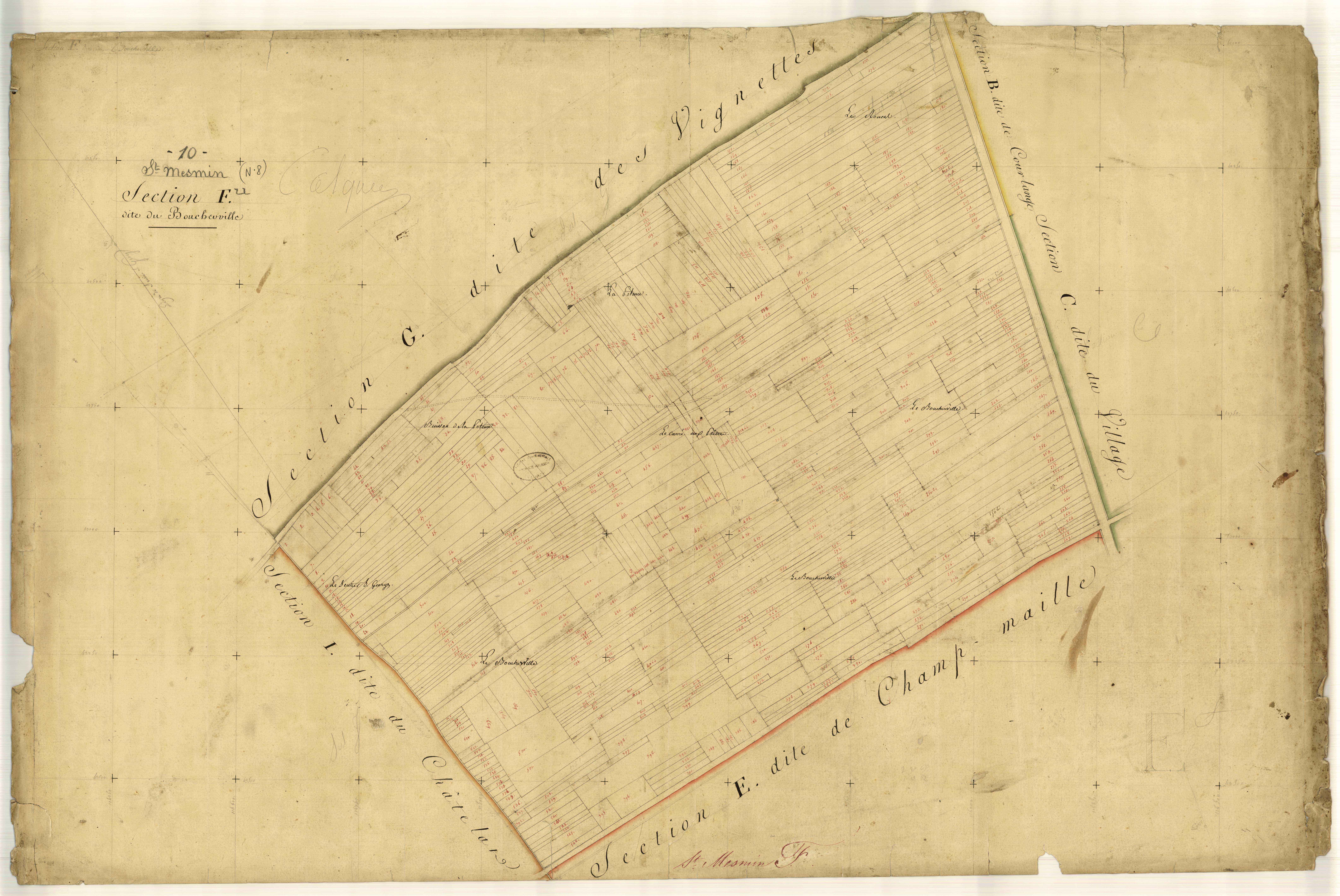 Saint-Mesmin, section F dite du Boucherville