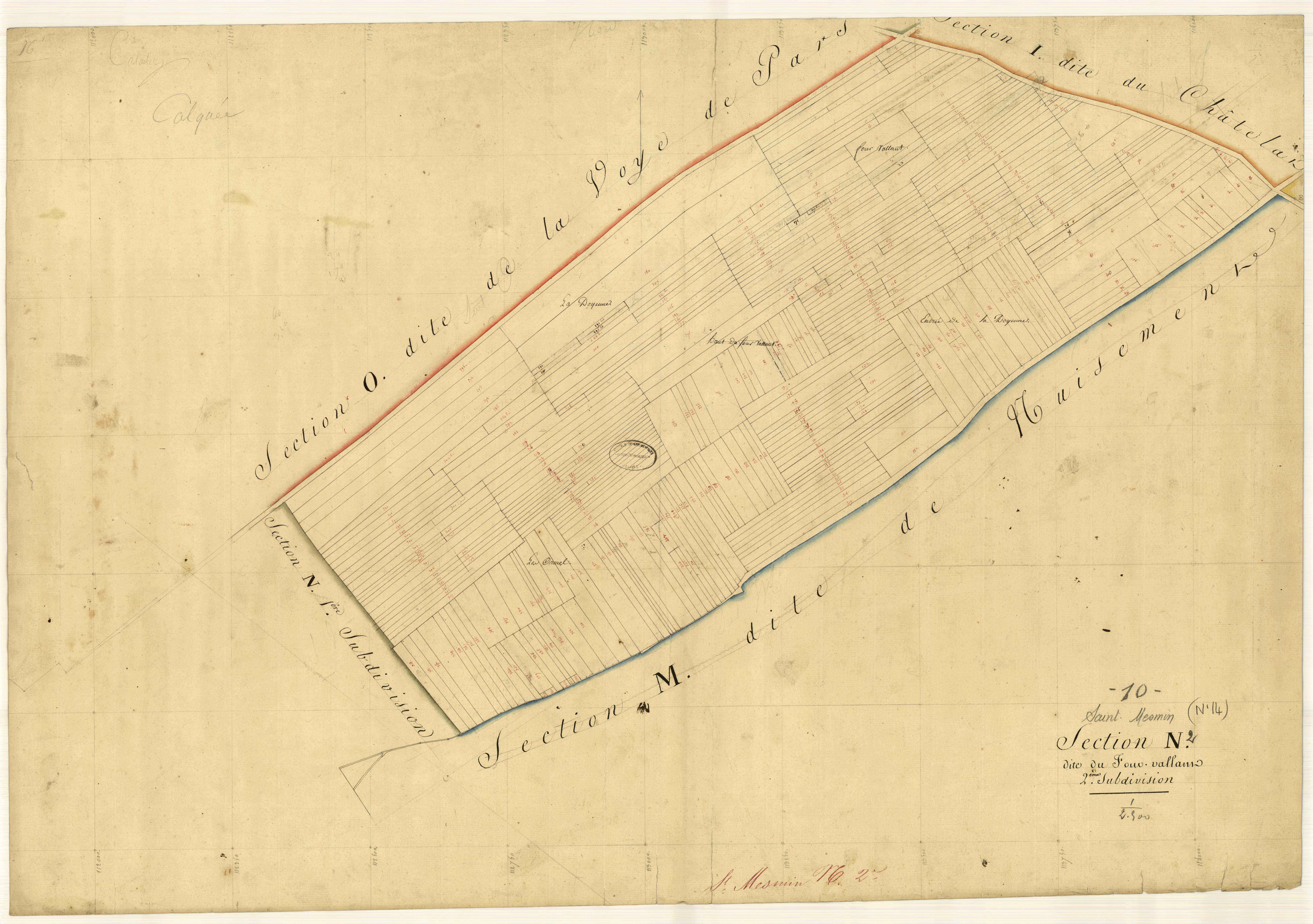 Saint-Mesmin, section N dite du Fai-Vallant, feuille n° 2