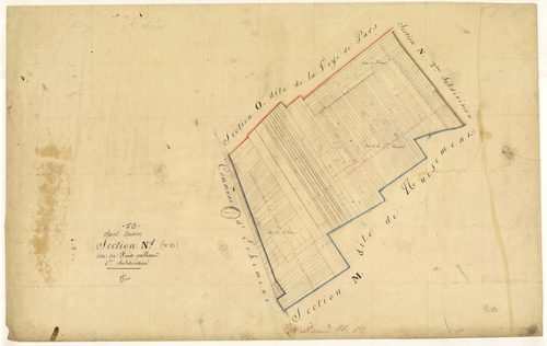 Saint-Mesmin, section N dite du Fai-Vallant, feuille n° 1