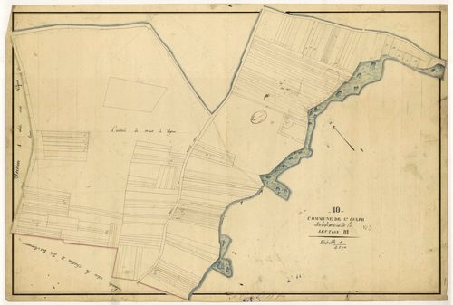 Saint-Oulph, section B dite des Armances, feuille n° 1