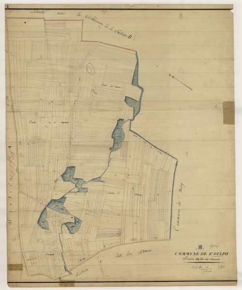 Saint-Oulph, section B dite des Armances, feuille n° 2