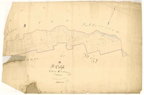 Saint-Oulph, section B dite des Armances, feuille n° 3