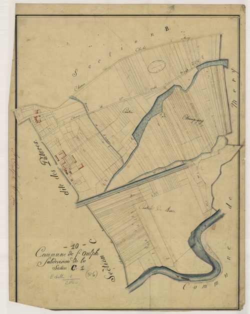 Saint-Oulph, section C dite des Pâtures, feuille n° 1