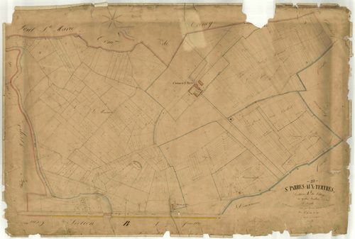 Saint-Parres-aux-Tertres, section A dite du Village, feuille n° 1, parcelles n° 1-417