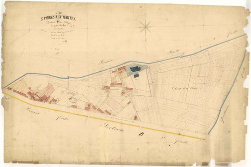 Saint-Parres-aux-Tertres, section A dite du Village, feuille n° 2, parcelles n° 418-623