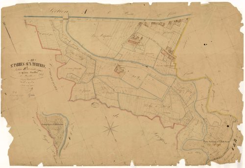 Saint-Parres-aux-Tertres, section B dite des Vieilles Vignes, feuille n° 1, parcelles n° 1-558