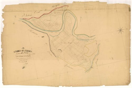Saint-Parres-aux-Tertres, section B, feuille n° 1 (partie développée), parcelles n° 220-368