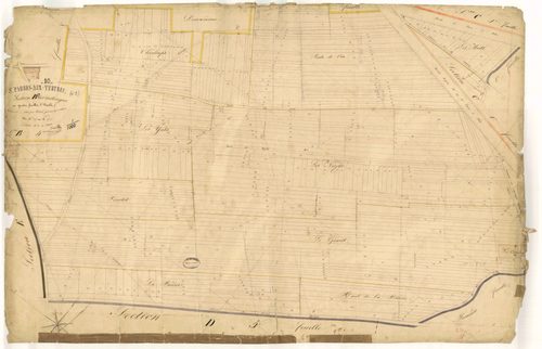 Saint-Parres-aux-Tertres, section B dite des Vieilles Vignes, feuille n° 3, parcelles n° 1095-1522