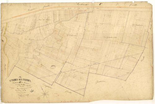 Saint-Parres-aux-Tertres, section D dite de Panais, feuille n° 1, parcelles n° 1-500