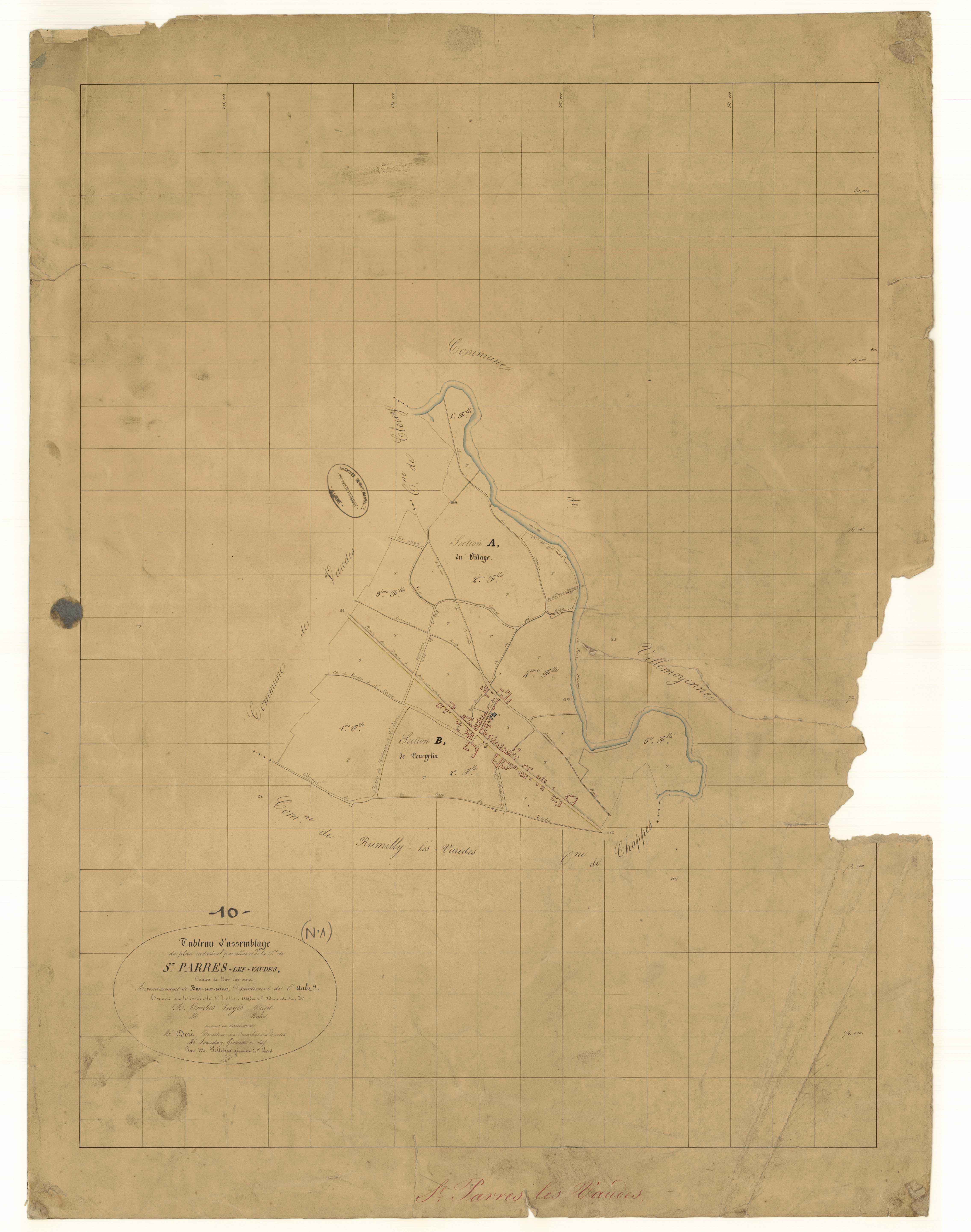 Saint-Parres-les-Vaudes, tableau d'assemblage