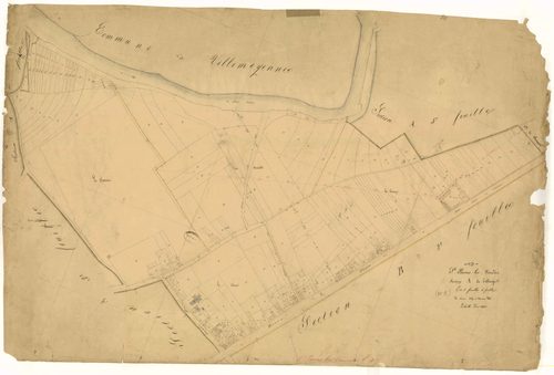 Saint-Parres-les-Vaudes, section A dite du Village, feuille n° 4, parcelles n° 569-806