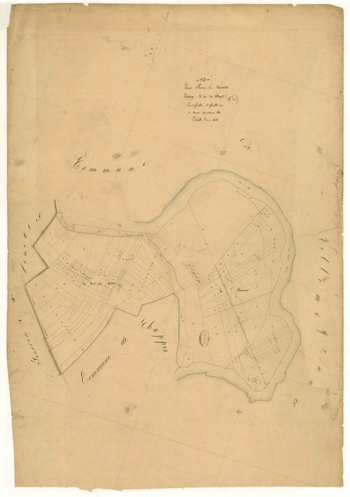 Saint-Parres-les-Vaudes, section A dite du Village, feuille n° 5, parcelles n° 807-940