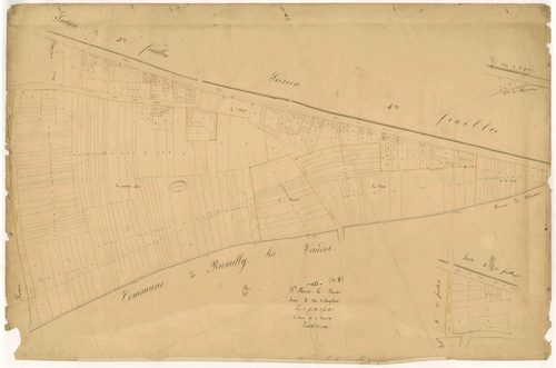 Saint-Parres-les-Vaudes, section B dite de Courgelin, feuille n° 2, parcelles n° 198-430