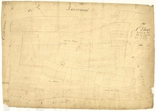 Saint-Phal, section A dite des Corrattes, feuille n° 1, parcelles n° 1-448