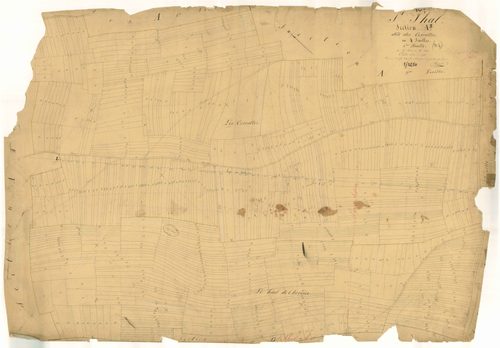 Saint-Phal, section A dite des Corrattes, feuille n° 3, parcelles n° 1000-1629