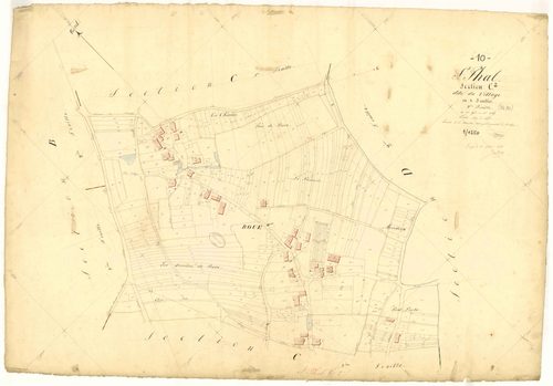 Saint-Phal, section C dite du Village, feuille n° 2, parcelles n° 922-1265