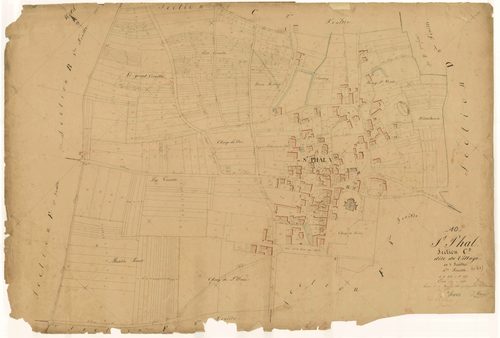 Saint-Phal, section C dite du Village, feuille n° 3, parcelles n° 1266-1857