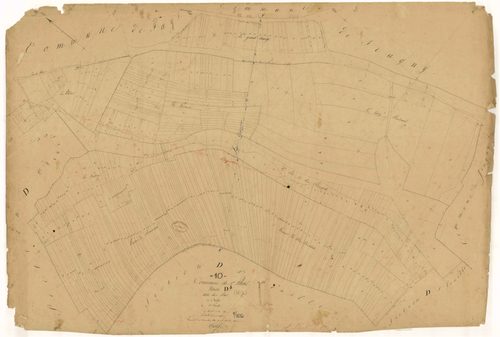 Saint-Phal, section D dite des Bas, feuille n° 1, parcelles n° 1-399