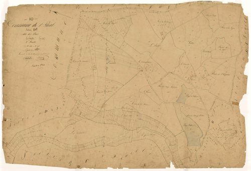 Saint-Phal, section D dite des Bas, feuille n° 5, parcelles n° 1442-1938