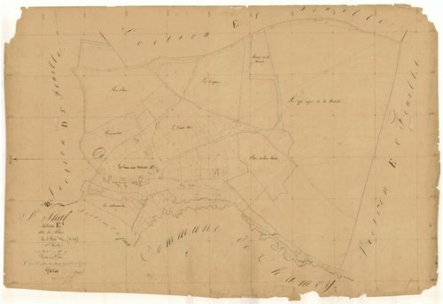 Saint-Phal, section E dite des Bois, feuille n° 1, parcelles n° 1-207