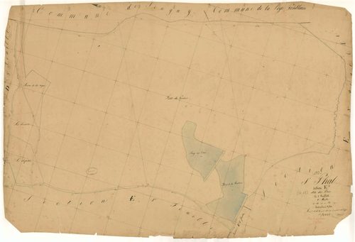 Saint-Phal, section E dite des Bois, feuille n° 2, parcelles n° 208-219