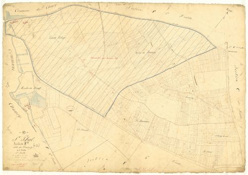 Saint-Phal, section F dite de Pirancey, feuille n° 3, parcelles n° 430-1018