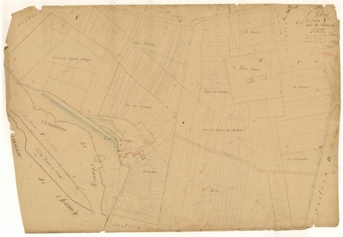 Saint-Phal, section F dite de Pirancey, feuille n° 4, parcelles n° 1019-1215