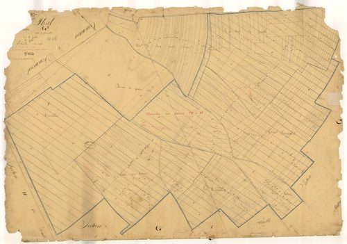 Saint-Phal, section G dite de Grésille, feuille n° 1, parcelles n° 1-243