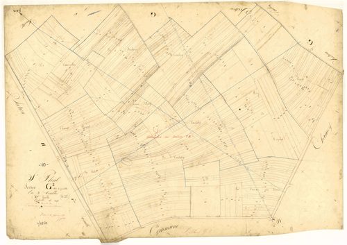 Saint-Phal, section G dite de Grésille, feuille n° 2, parcelles n° 244-559