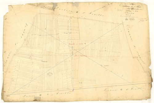Saint-Phal, section H dite de Forêt Che, feuille n° 2, parcelles n° 342-544