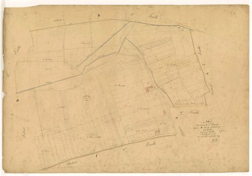 Saint-Pouange, section B dite de Richebourg, feuille n° 4