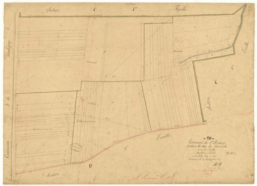 Saint-Pouange, section C dite de Neuville, feuille n° 4