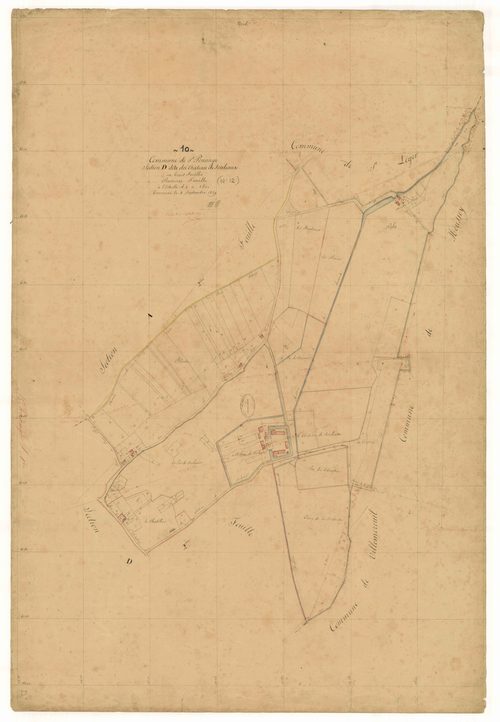 Saint-Pouange, section D dite du Château de Souleaux, feuille n° 1