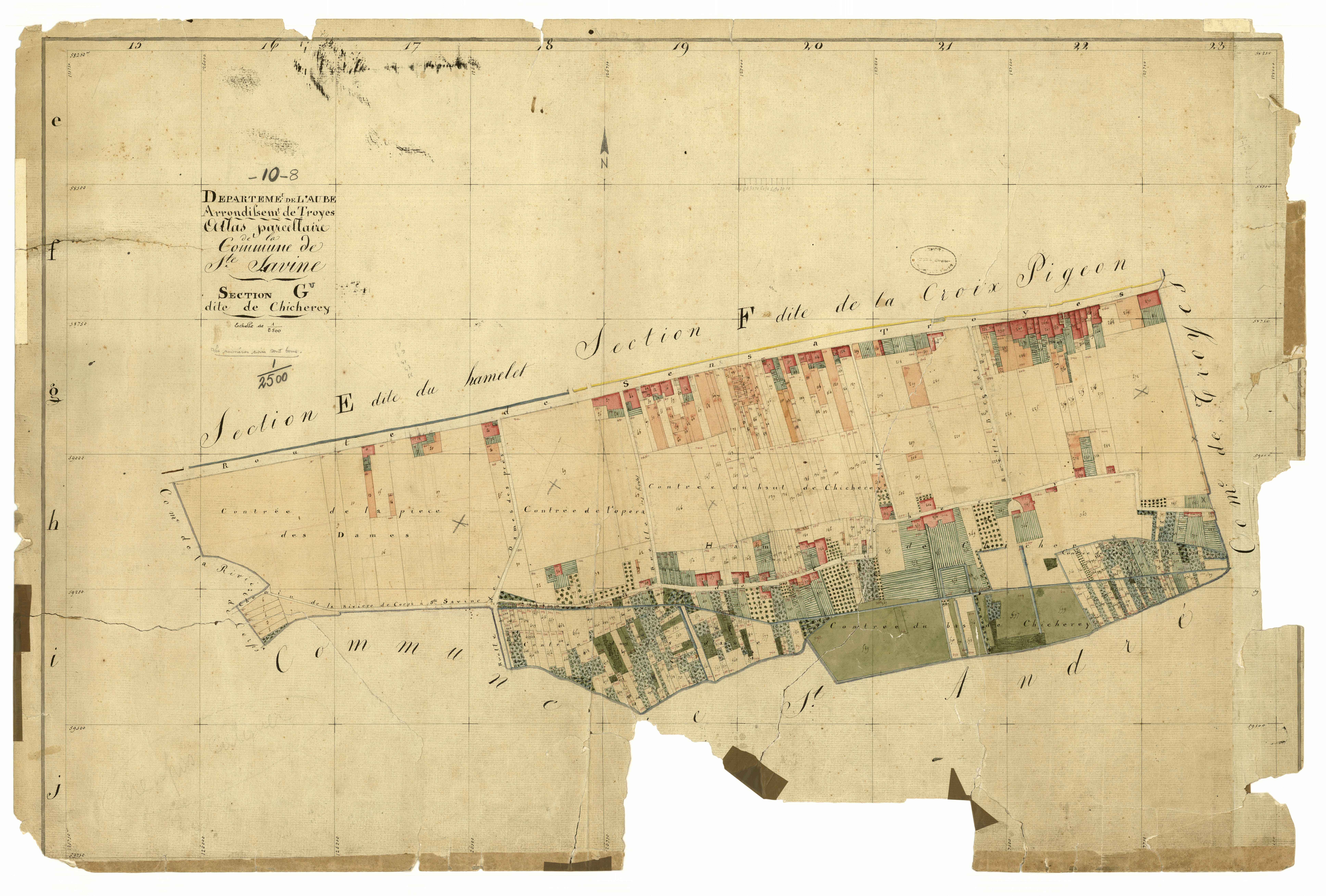 Sainte-Savine, section G dite de Chicherey
