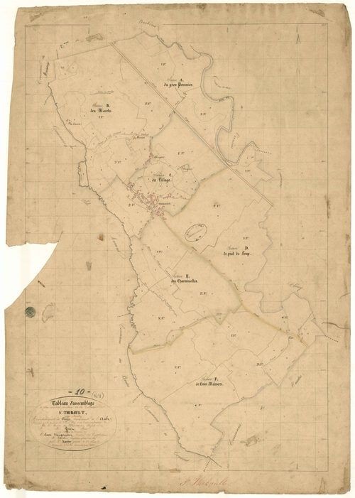 Saint-Thibault, tableau d'assemblage